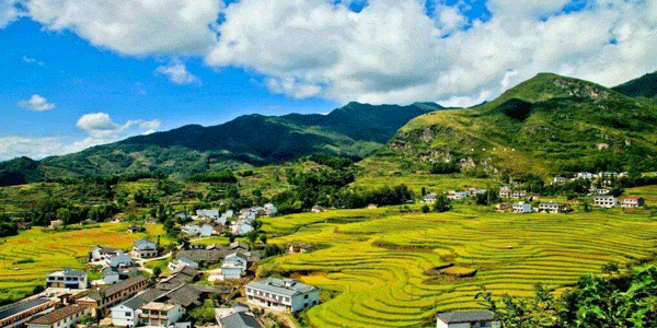 陕南秦巴山区走上小康之路